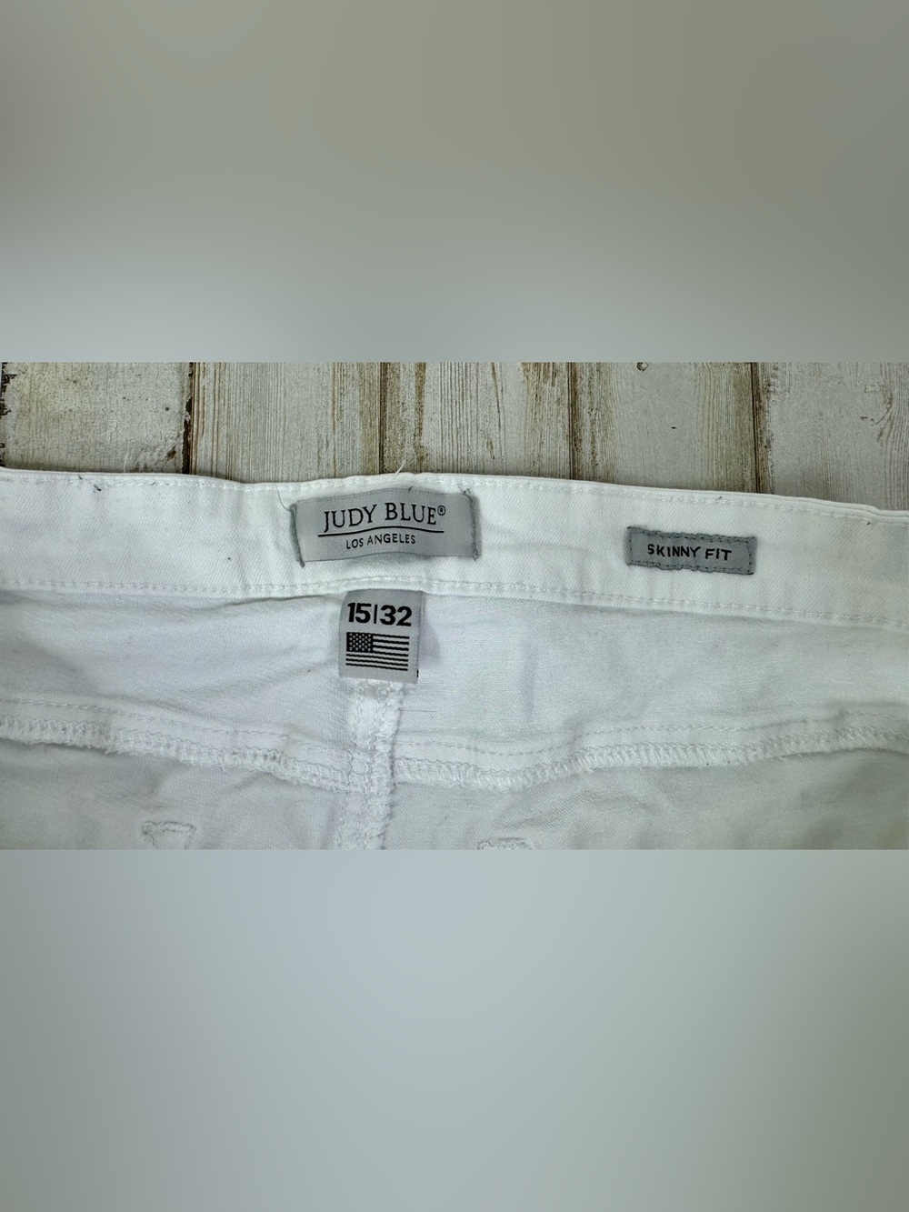 Judy Blue Jeans Womens 15/32 White Mid Rise Skinny Fit Stretchy Waist - Picture 4 of 12